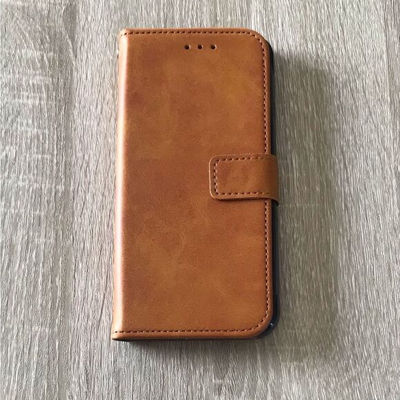 Folio Style Wallet Phone Case With Leather Design - Picture 1 of 4